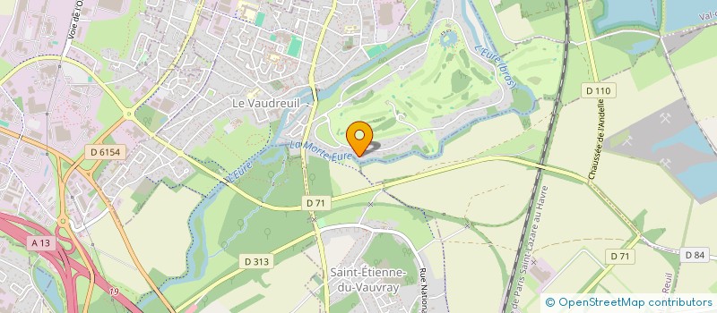 localisation de l'entreprise FAMEF CONSULT  LE VAUDREUIL