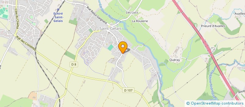 localisation de l'entreprise FAMELO79  SAINT-GELAIS