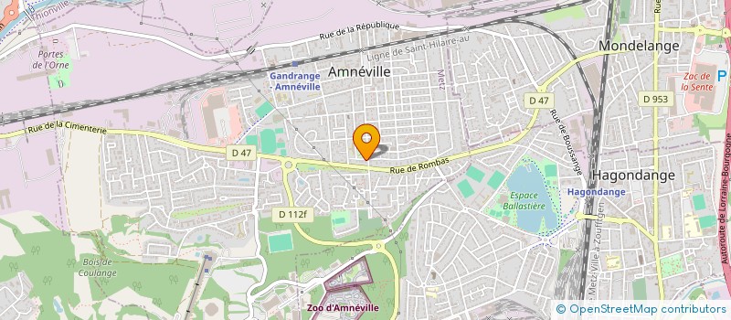 localisation de l'entreprise FAMELYNA  AMNEVILLE