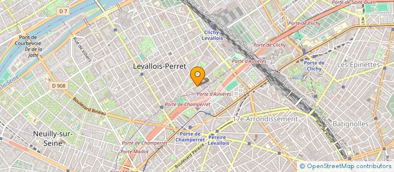 localisation de l'entreprise FAMES à LEVALLOIS-PERRET