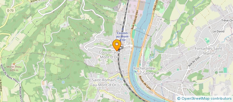 localisation de l'entreprise FAMES  COUZON-AU-MONT-D'OR