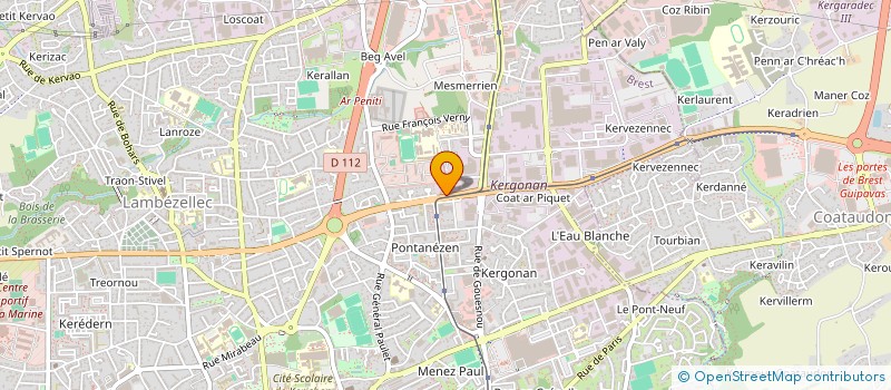 localisation de l'entreprise FAMESAGA à BREST