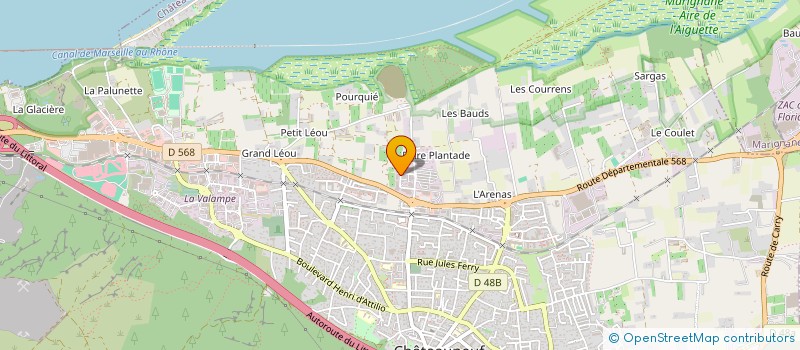 localisation de l'entreprise FAMESIA GROUPE  CHATEAUNEUF-LES-MARTIGUES