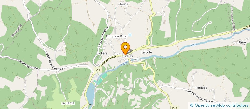 localisation de l'entreprise FAMEV  CATUS