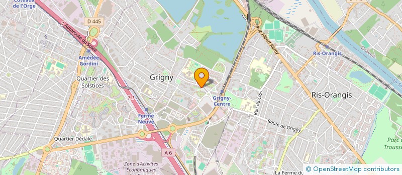 localisation de l'entreprise FAMEXPRESS à GRIGNY
