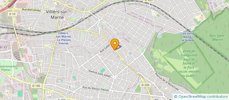 localisation de l'entreprise FAMFER à LE PLESSIS-TREVISE