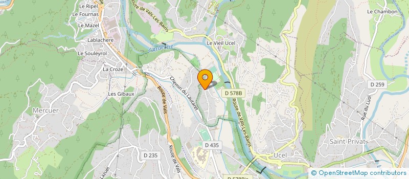 localisation de l'entreprise FAMI  UCEL