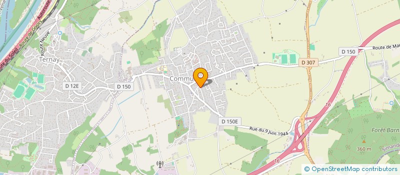 localisation de l'entreprise FAMI GRAN  COMMUNAY