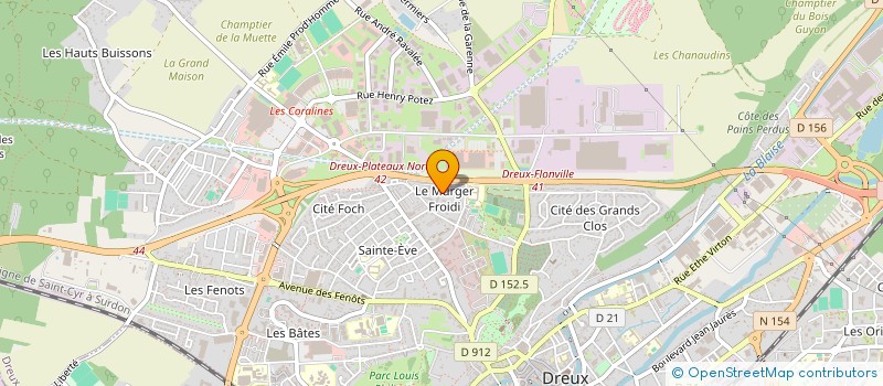 localisation de l'entreprise FAMI NET à DREUX