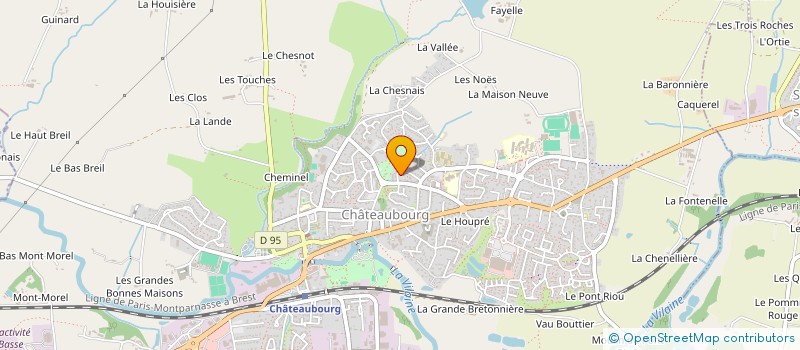 localisation de l'entreprise FAMICO  CHATEAUBOURG