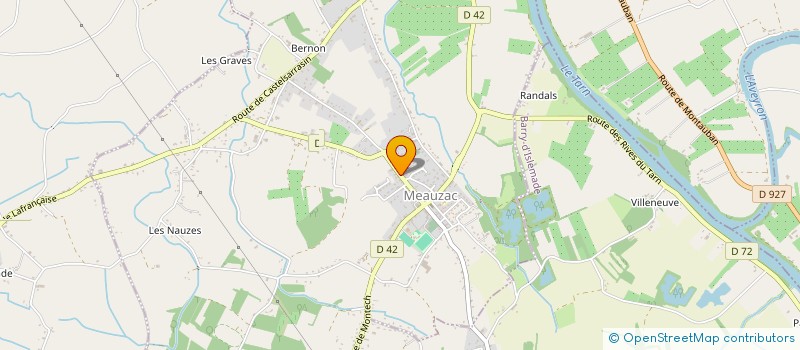 localisation de l'entreprise FAMICORLE  MEAUZAC