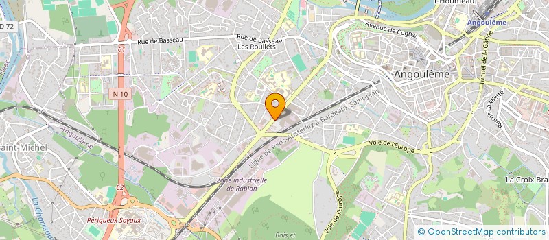 localisation de l'entreprise FAMICREDIT à ANGOULEME