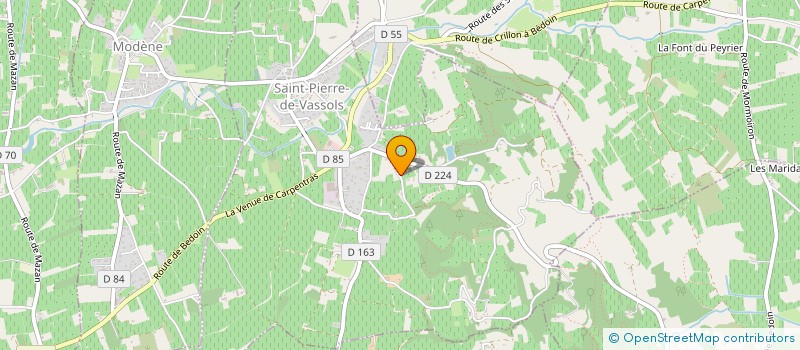 localisation de l'entreprise FAMIGLIA  SAINT-PIERRE-DE-VASSOLS