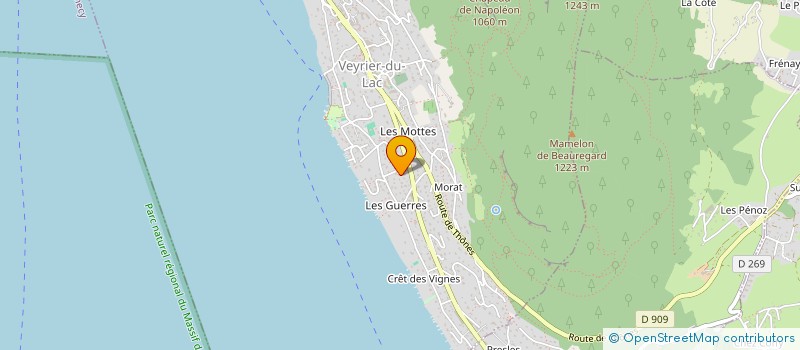 localisation de l'entreprise FAMIGLIA  VEYRIER-DU-LAC