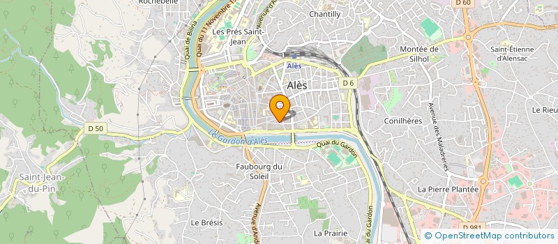 localisation de l'entreprise FAMIGLIA à ALES