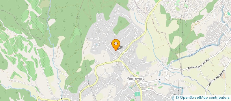 localisation de l'entreprise FAMIGLIA VOLPE  PIERREVERT