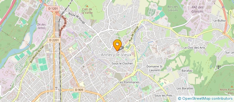 localisation de l'entreprise FAMIL D ACCUEIL ASSIST MATERNELLES 74 à ANNECY