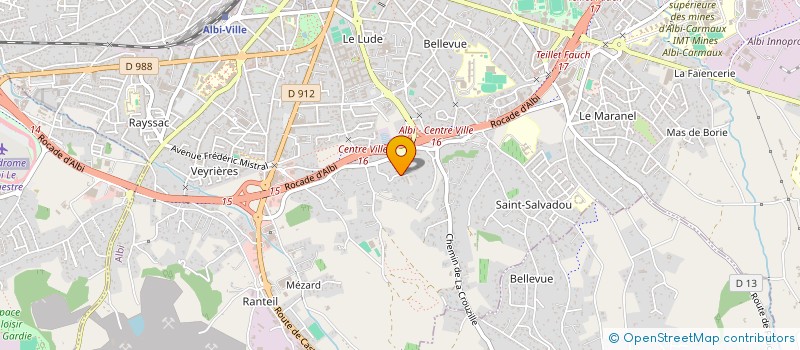 localisation de l'entreprise FAMIL-E à ALBI