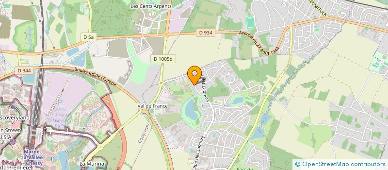 localisation de l'entreprise FAMILAND  MAGNY-LE-HONGRE