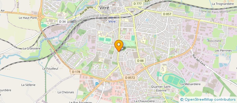 localisation de l'entreprise FAMILETI  VITRE