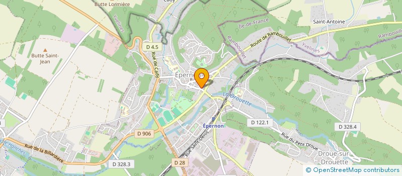 localisation de l'entreprise FAMILEYA à EPERNON