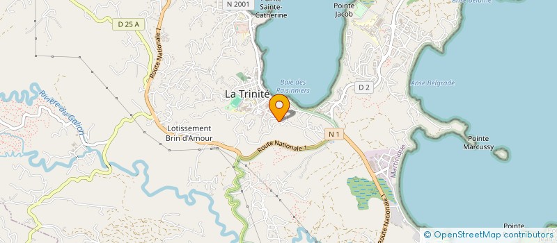 localisation de l'entreprise FAMILH  LA TRINITE