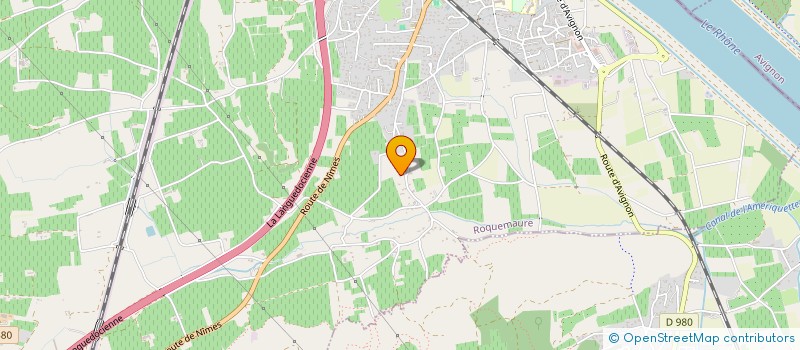 localisation de l'entreprise FAMILHI  ROQUEMAURE