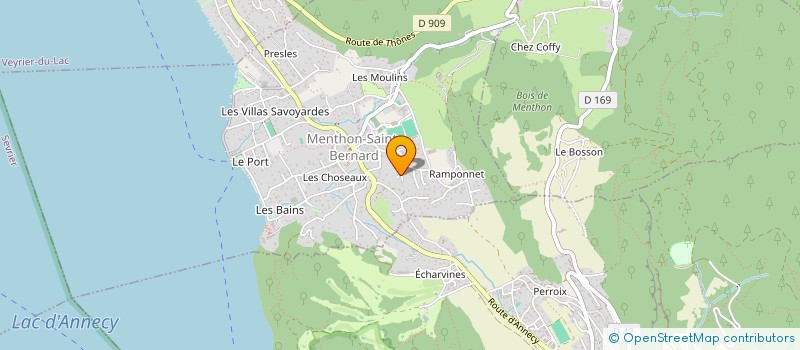 localisation de l'entreprise FAMILI 4G  MENTHON-SAINT-BERNARD