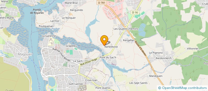 localisation de l'entreprise FAMILI  ERDEVEN