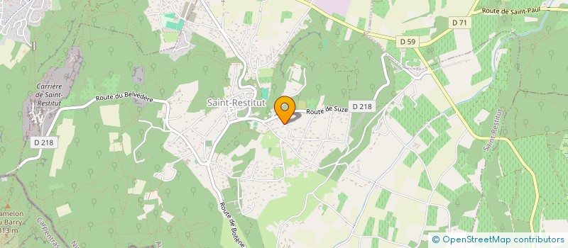 localisation de l'entreprise FAMILIA  SAINT-RESTITUT