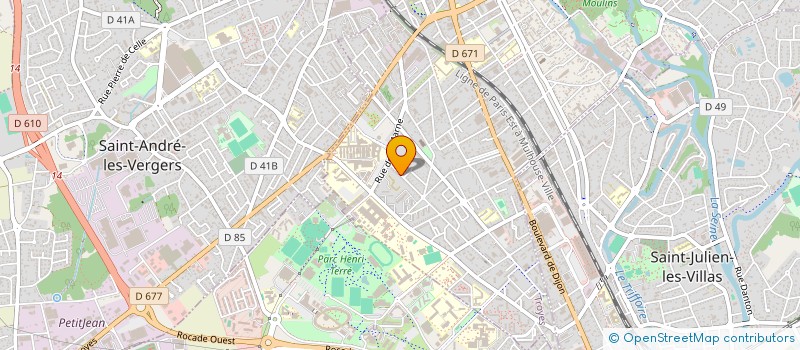 localisation de l'entreprise FAMILIA à TROYES