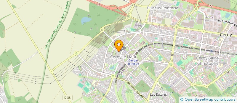 localisation de l'entreprise FAMILIA BECART  CERGY