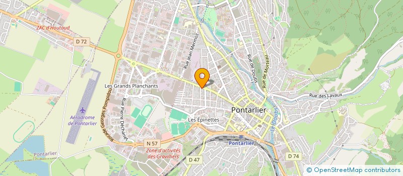 localisation de l'entreprise FAMILIA BERQUAND  PONTARLIER