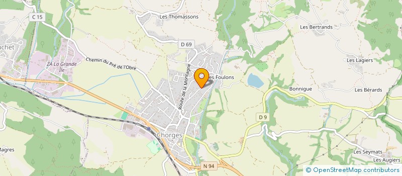 localisation de l'entreprise FAMILIA ETXEA à CHORGES