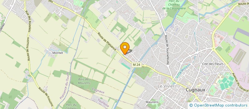 localisation de l'entreprise FAMILIA M  CUGNAUX