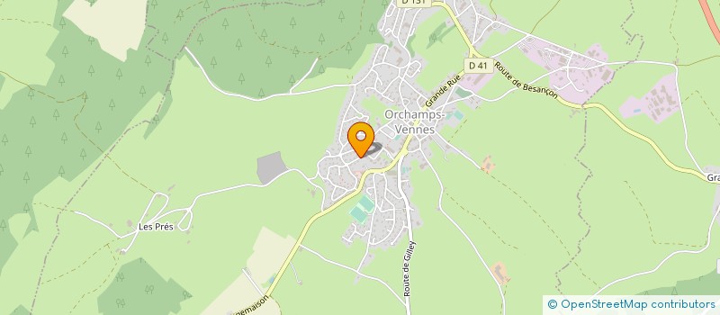 localisation de l'entreprise FAMILIALE BONDENET-DUMONT  LES ESSARDS-TAIGNEVAUX