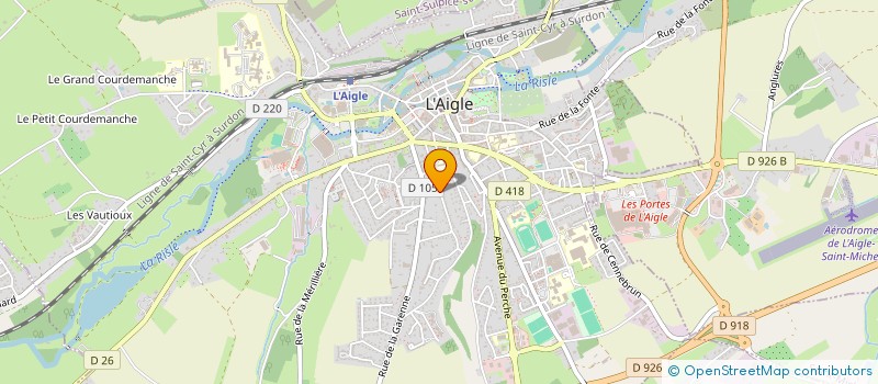 localisation de l'entreprise FAMILIALE C.D.S.P à L'AIGLE