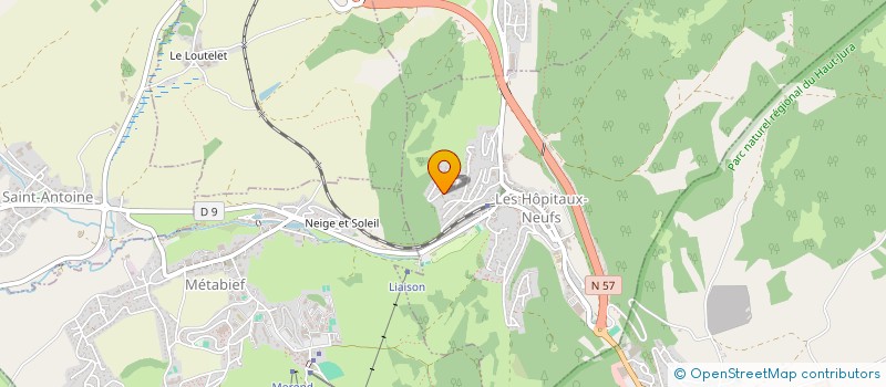 localisation de l'entreprise FAMILIALE CERESA  LES HOPITAUX-NEUFS