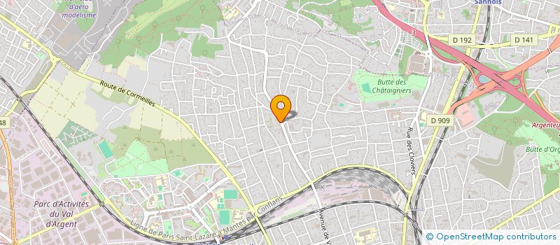 localisation de l'entreprise FAMILIALE DA SILVA  ARGENTEUIL