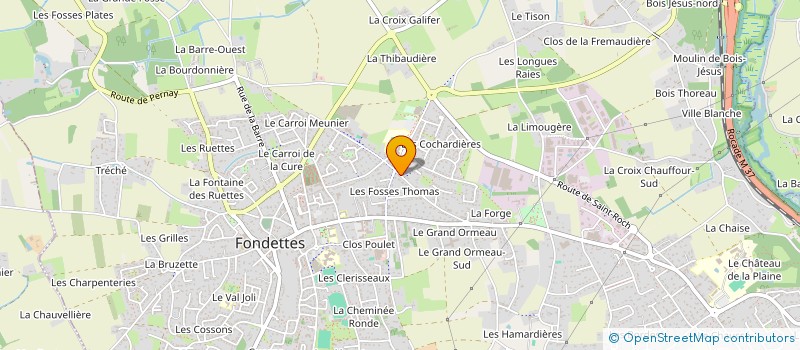 localisation de l'entreprise FAMILIALE DE FONDETTES  FONDETTES