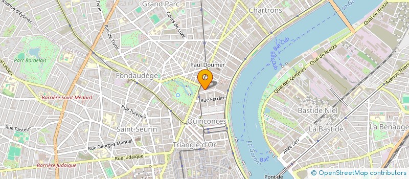localisation de l'entreprise FAMILIALE DM à BORDEAUX