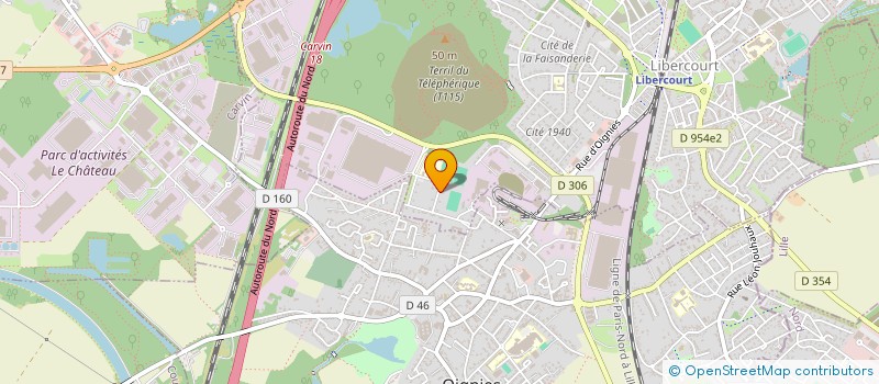 localisation de l'entreprise FAMILIALE DUPARCQ  LIBERCOURT