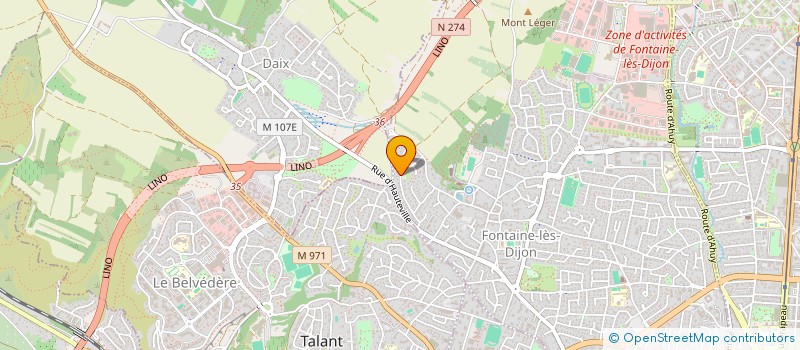 localisation de l'entreprise FAMILIALE EB à FONTAINE-LES-DIJON