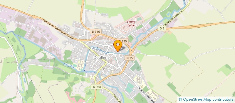 localisation de l'entreprise FAMILIALE GANNERON à DOULLENS