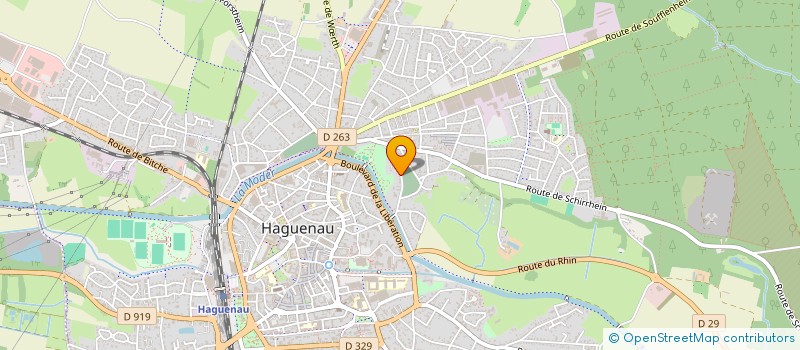 localisation de l'entreprise FAMILIALE LAIQUE HAGUENAU à HAGUENAU