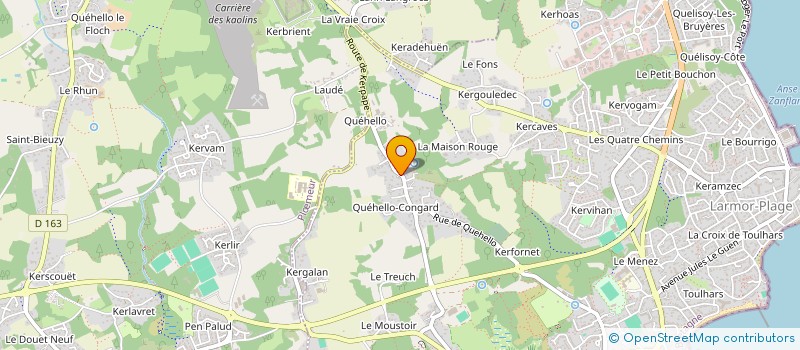 localisation de l'entreprise FAMILIALE LE POTIER  LARMOR-PLAGE