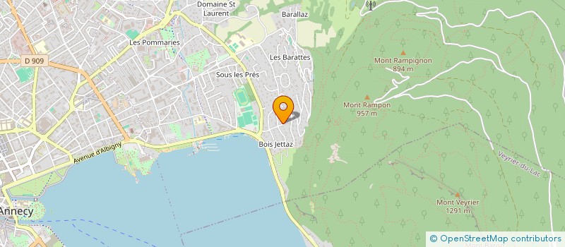 localisation de l'entreprise FAMILIALE LEON FOURNIER à ANNECY