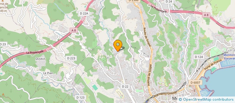 localisation de l'entreprise FAMILIALE LEVEQUE à MENTON