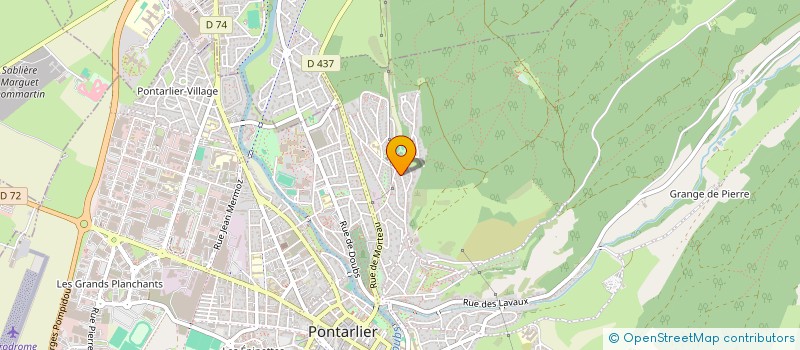 localisation de l'entreprise FAMILIALE MAIROT  PONTARLIER