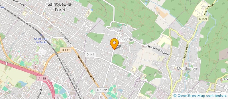 localisation de l'entreprise FAMILIALE PRIET à SAINT-PRIX